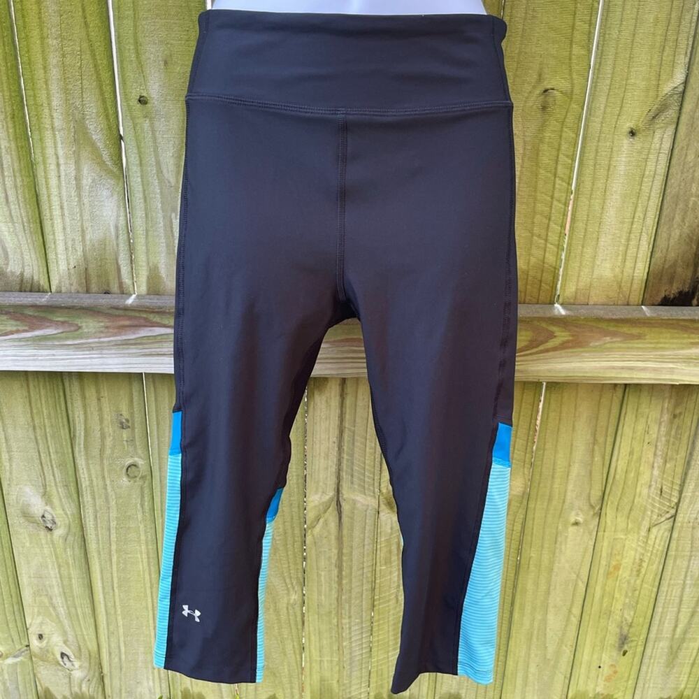 Under Armour HeatGear Armour Womens Novelty Capri - Picture 2 of 4